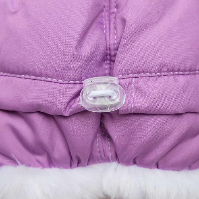 Шапка для девочки, размер 52 см, цвет сиреневый