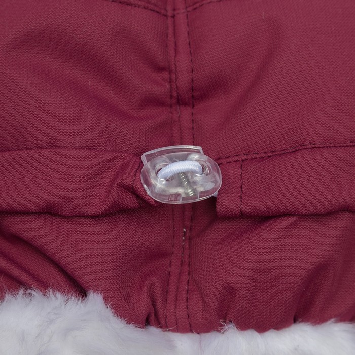 Шапка для девочки, размер 52 см, цвет брусника