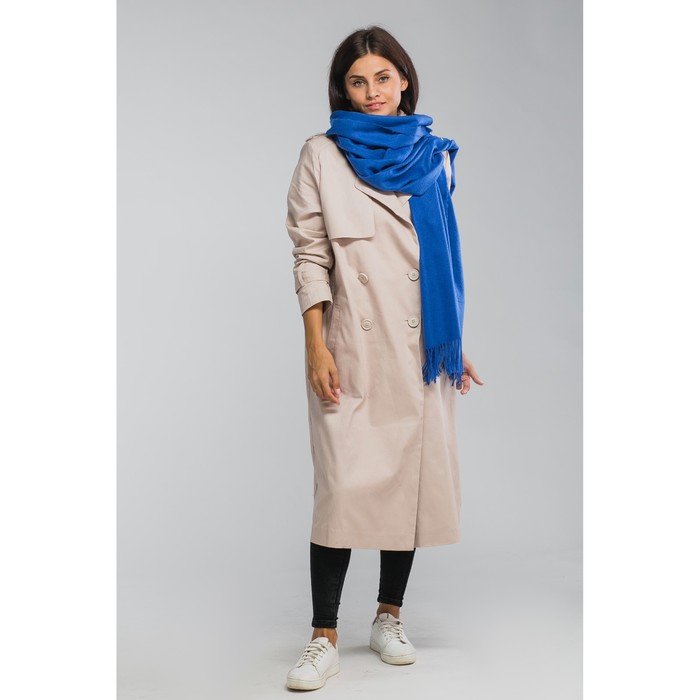 Палантин женский MINAKU "Кашемир", размер 70*180 см, цвет тёмно-синий