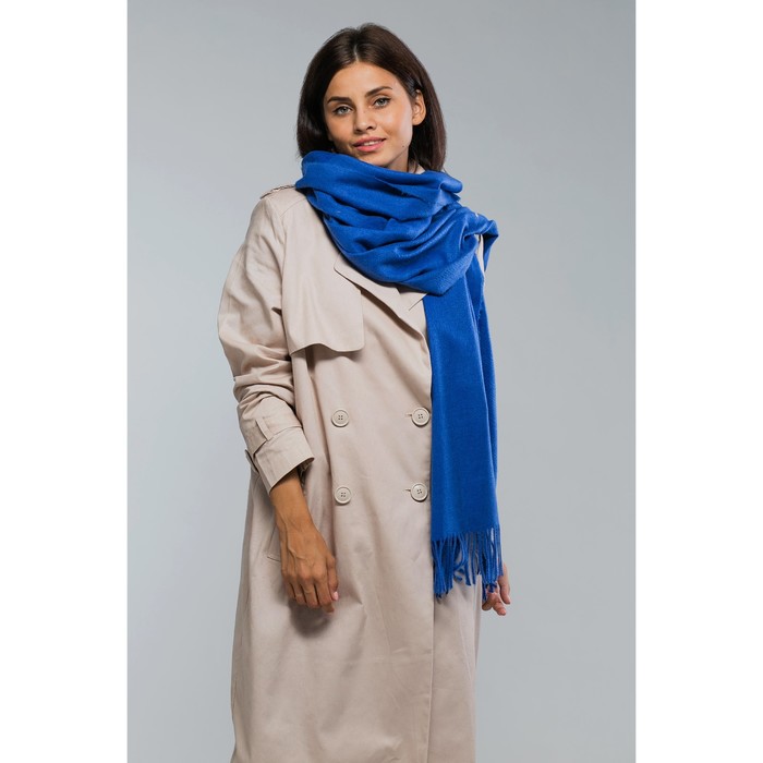 Палантин женский MINAKU "Кашемир", размер 70*180 см, цвет тёмно-синий