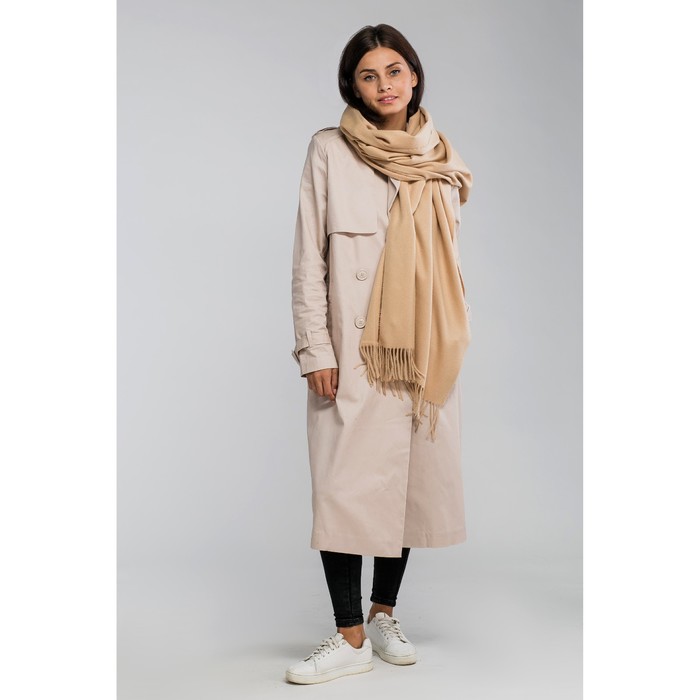 Палантин женский MINAKU "Кашемир", размер 70*180 см, цвет бежевый