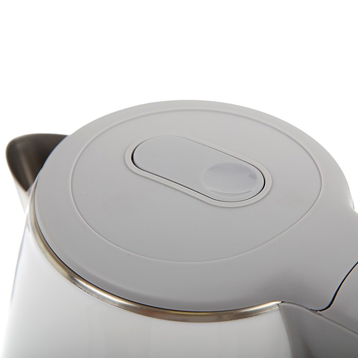 Чайник электрический Galaxy GL 0307, 1.7л, 2000 Вт, белый