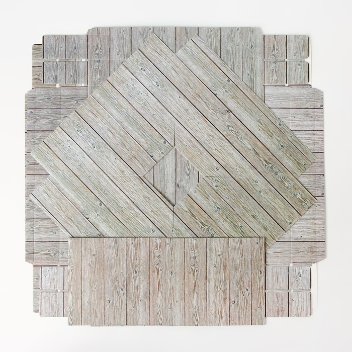 Коробка для цветов с вазой и PVC окнами складная «Чудесный букет», 23 х 30 х 23 см