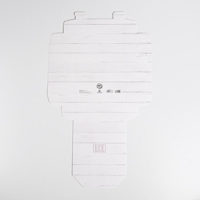 Коробка из картона «Дерево», 17 х 9 х 17 см