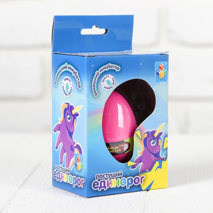 Домашний инкубатор, яйцо с растущим единорогом Т12071