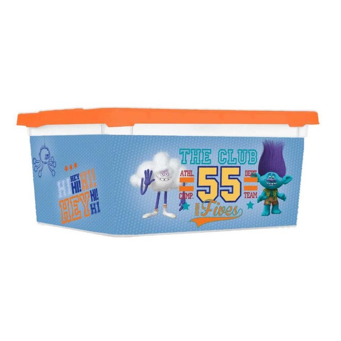 Контейнер для хранения игрушек Trolls, 1,9 л, МИКС