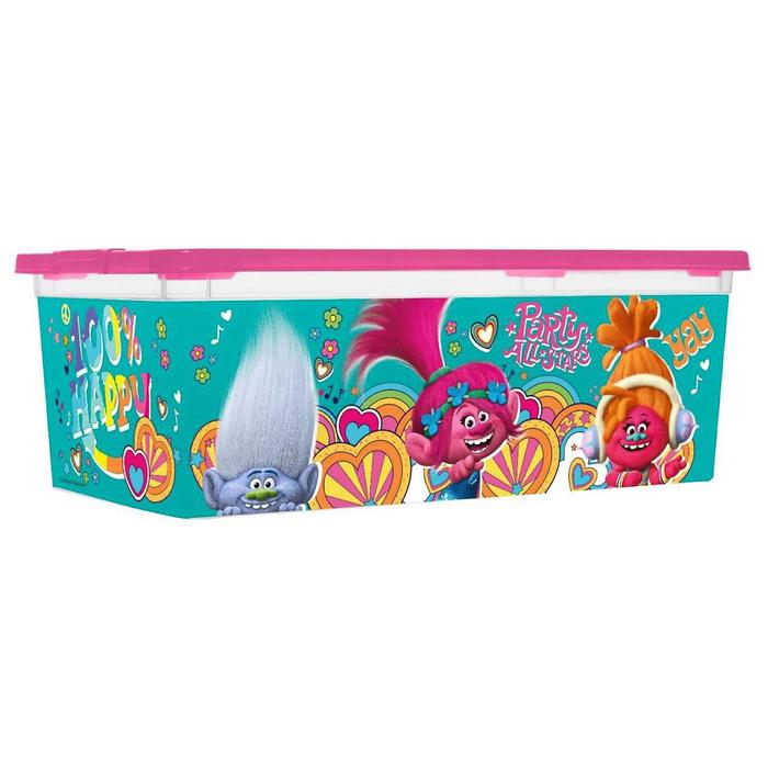 Контейнер для хранения игрушек Trolls, 5,5 л, МИКС