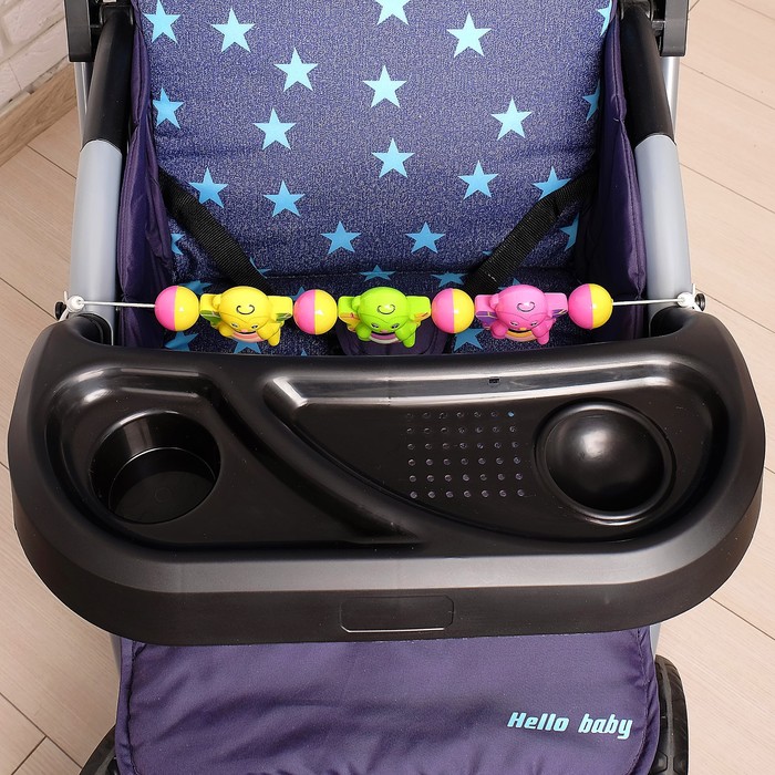 Подвеска на коляску/кроватку «Пчёлки», цвета МИКС