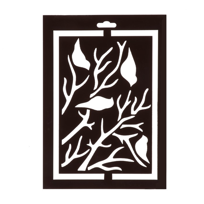 Трафарет пластик "Осень" 21х15 см