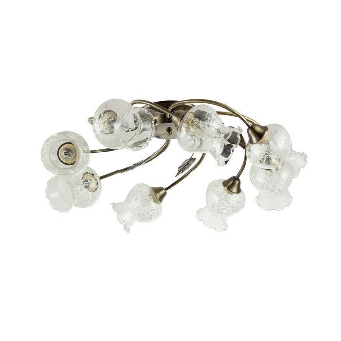 Люстра Salma 8x60Вт E27 бронза 80x80x23см