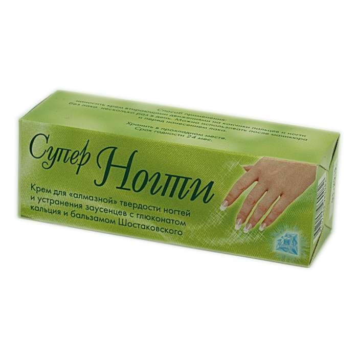 Бальзам для твердости ногтей, против заусенцев СуперНОГТИ, Бальзам Шостаковского и кальций, 30 г 3