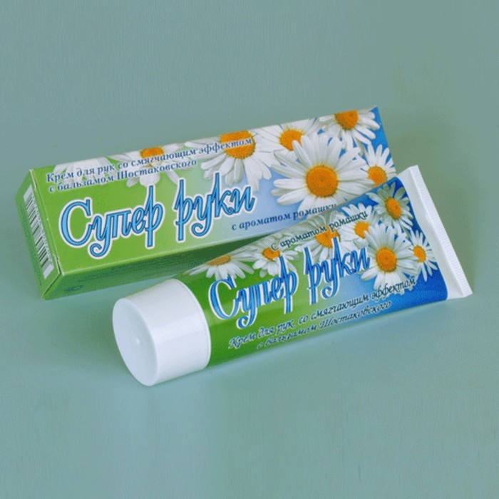 крем для рук смягчающий СуперРуки Ромашка, Бальзам Шостаковского, 75 г