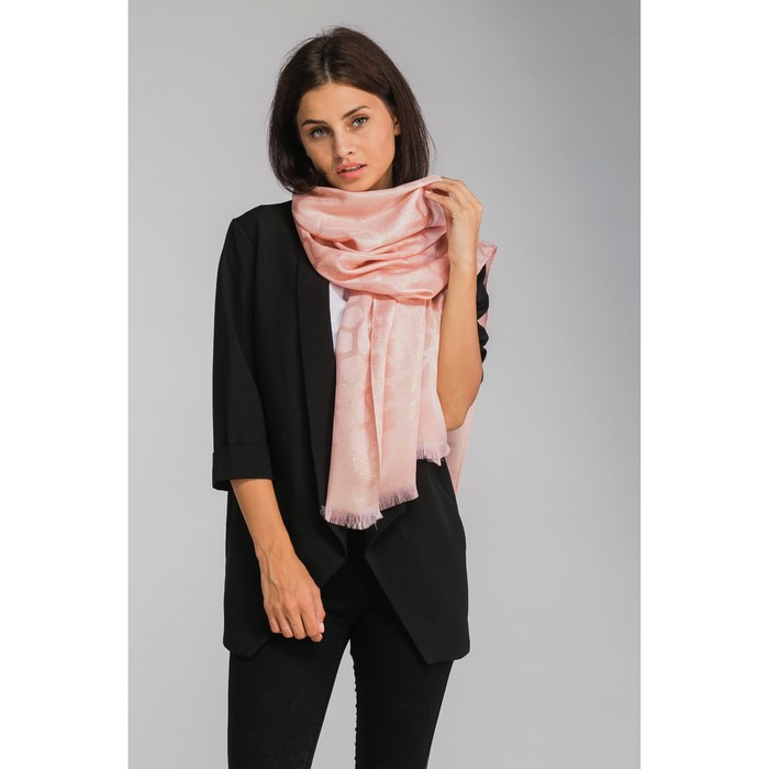 Палантин женский Этель "Лейла", размер 70*180 см, цвет розовый