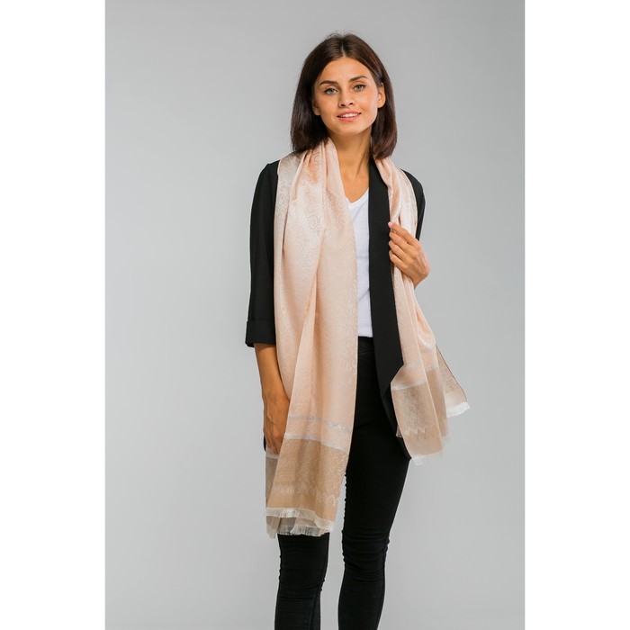 Палантин женский Этель "Ясмин", размер 70*180 см, цвет бежевый