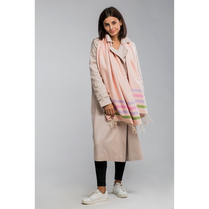 Палантин женский MINAKU "Ребекка", размер 70*180 см, цвет бежевый