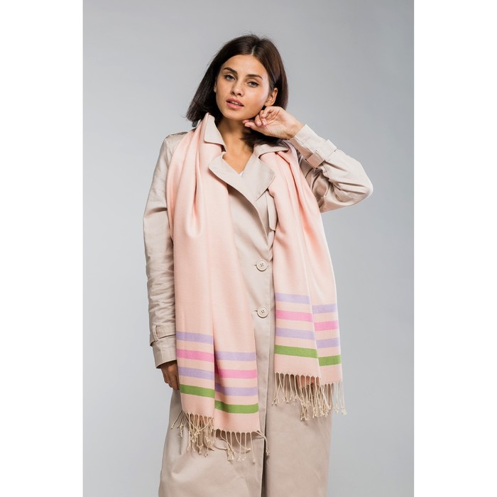 Палантин женский MINAKU "Ребекка", размер 70*180 см, цвет бежевый