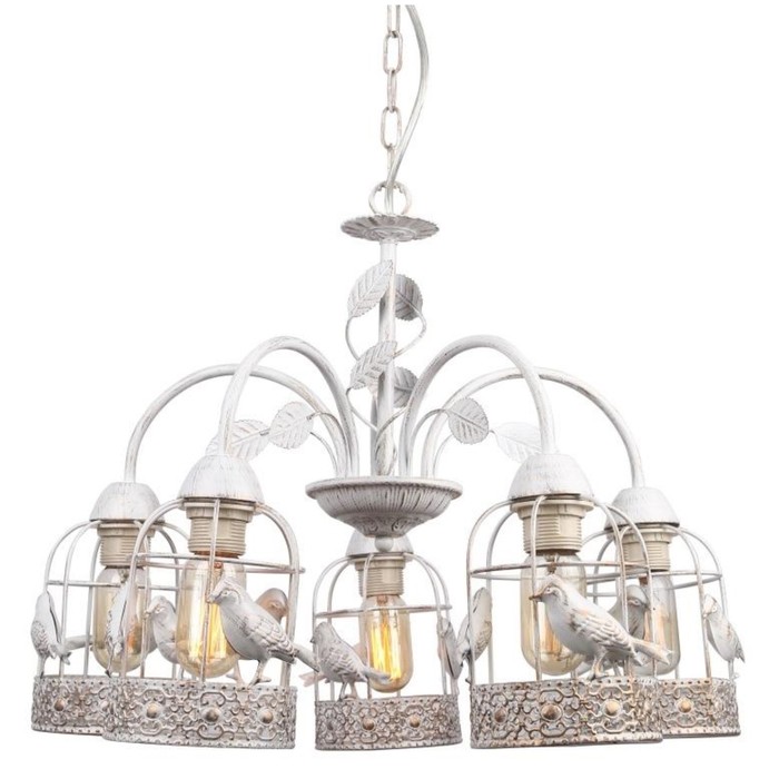 Люстра CINCIA 5x40Вт E27 белый 53x56x56см