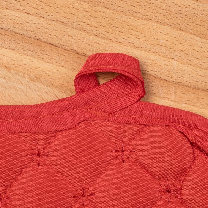 Кух. набор 2 пр. Collorista "Малина" прихватка 16*16 см, варежка 16*23 см, 50% х/л,50% п/э