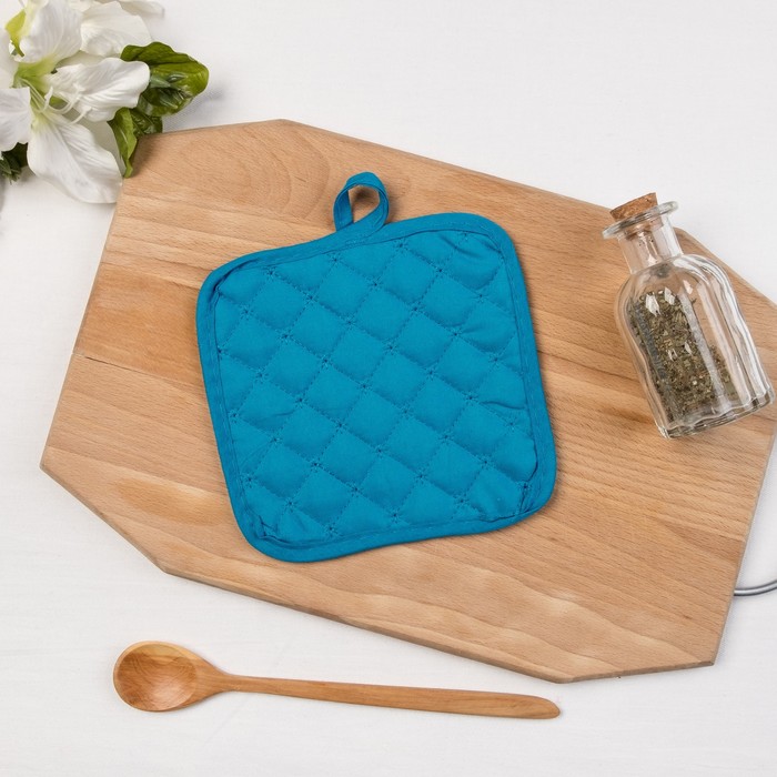 Прихватка Collorista 16*16 см "Голубика", 50% х/л,50% п/э