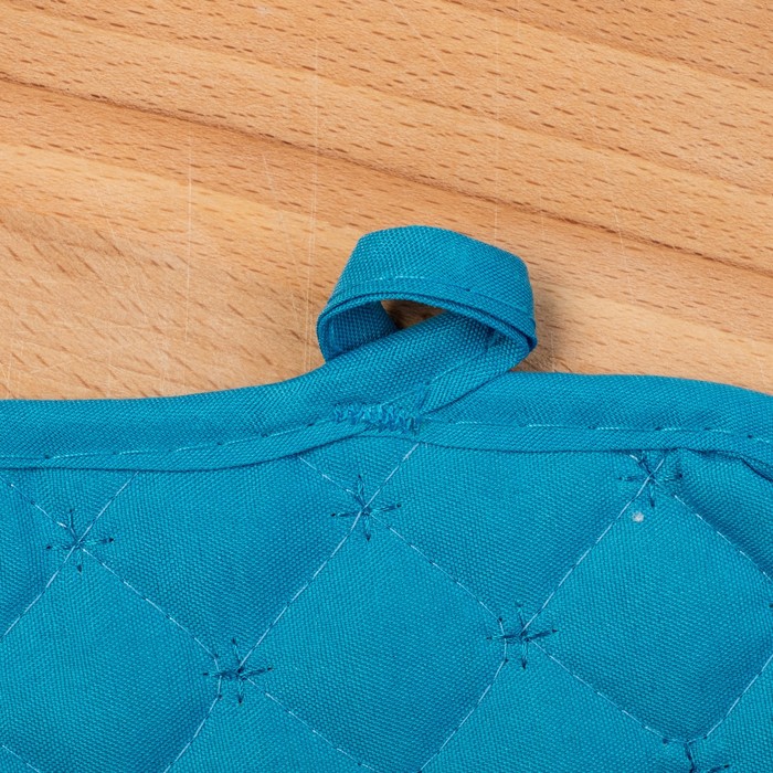 Кух. набор 2 пр. Collorista "Голубика" прихватка 16*16 см, варежка 16*23 см