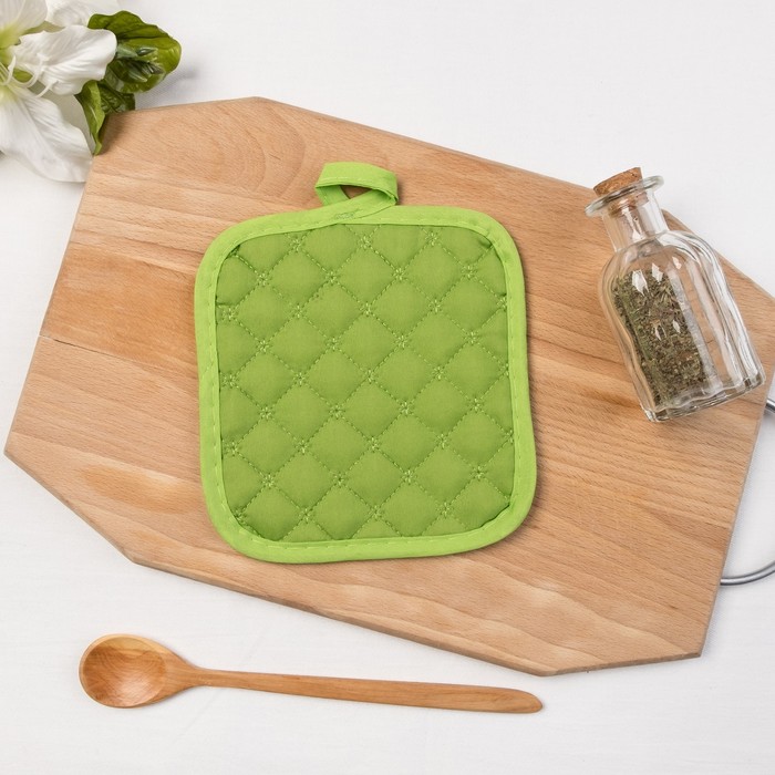 Прихватка Collorista 16*16 см "Лайм", 50% х/л,50% п/э