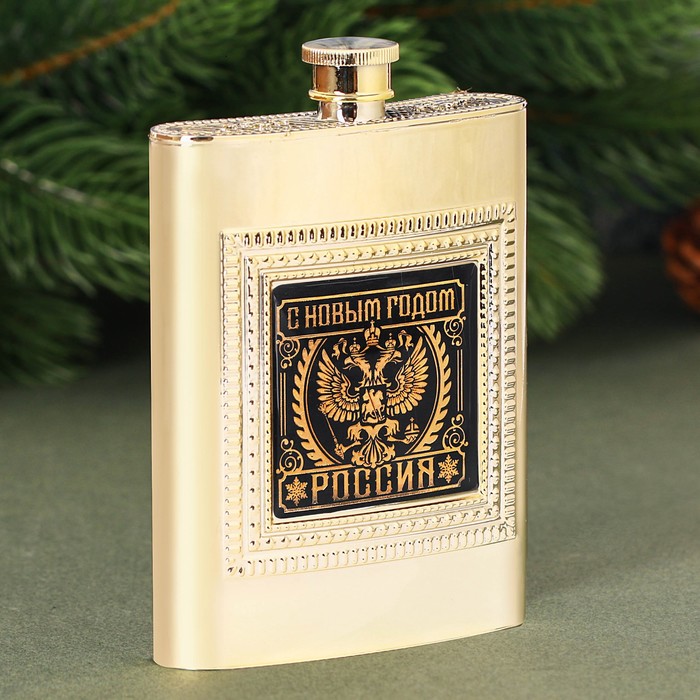 Набор "Россия", фляжка 240 мл, ручка