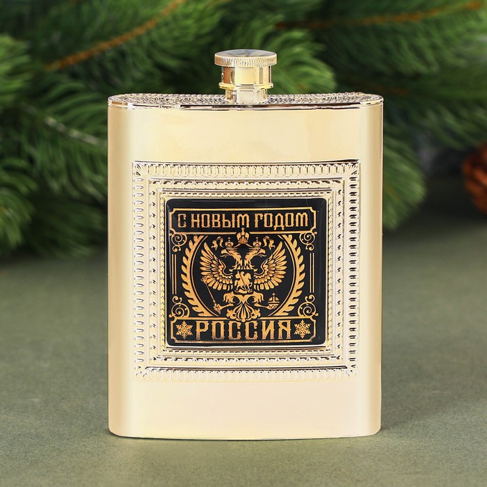 Набор "Россия", фляжка 240 мл, ручка