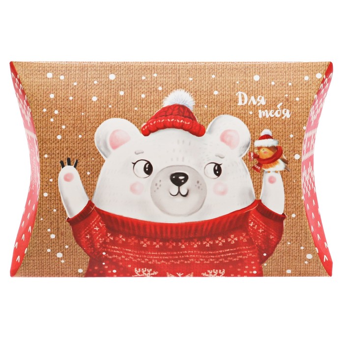 Коробка сборная фигурная «Медвежонок», 19 х 14 х 4 см