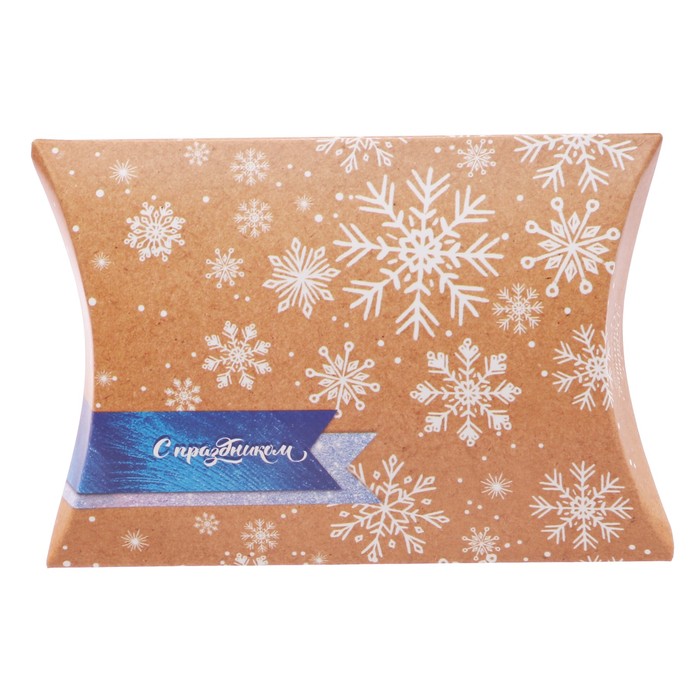 Коробка сборная фигурная «С Праздником», 19 х 14 х 4 см