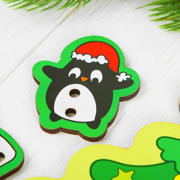 Шнуровка "Ёлочка", 7 элементов