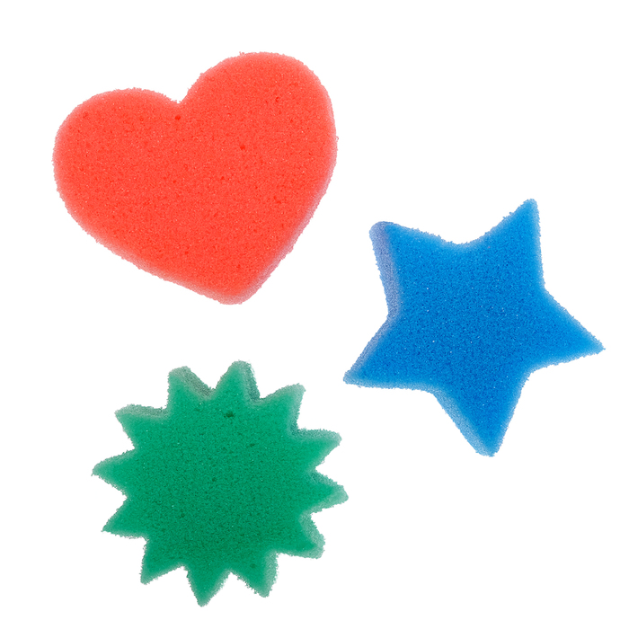 Детские губки «Купалки-мочалки», набор 3 шт., МИКС