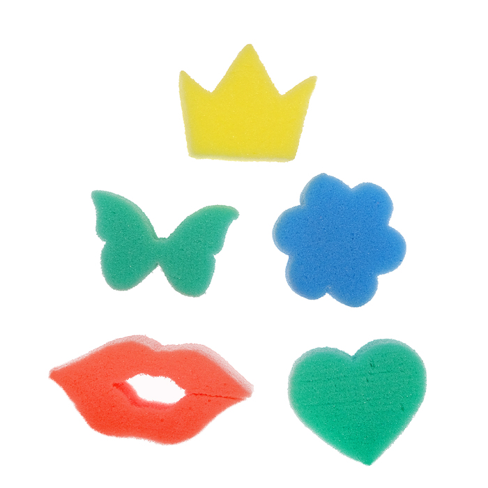 Детские губки «Купалки-мочалки», набор 5 шт., МИКС