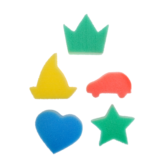 Детские губки «Купалки-мочалки», набор 5 шт., МИКС