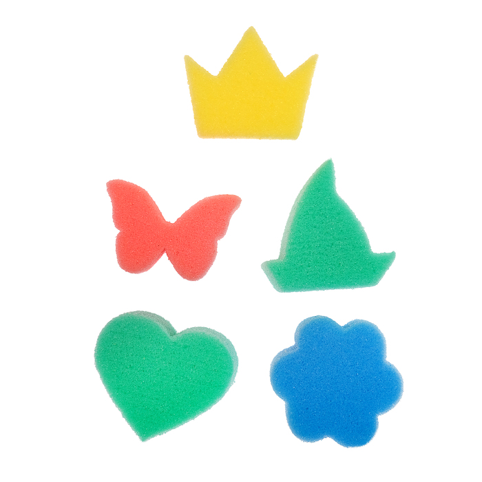 Детские губки «Купалки-мочалки», набор 5 шт., МИКС