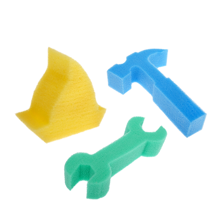 Детские губки «Самоделкин», набор 3 шт., МИКС