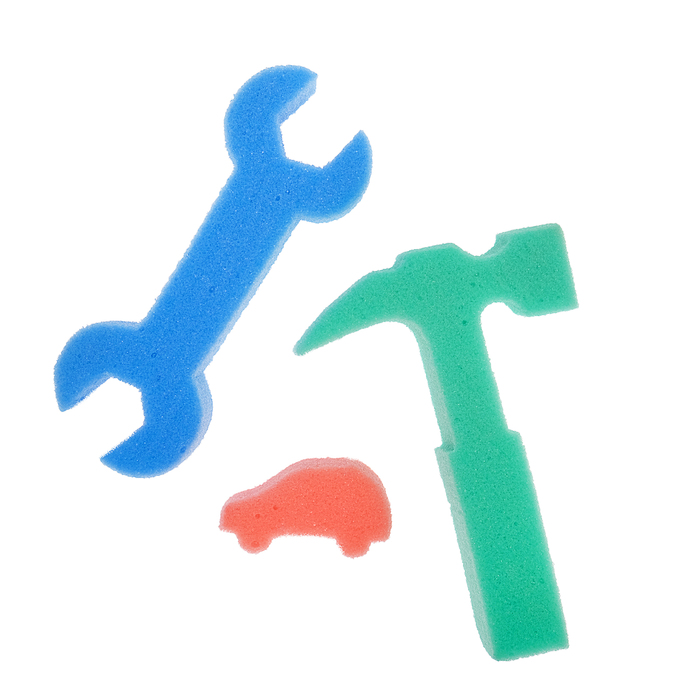 Детские губки «Самоделкин», набор 3 шт., МИКС