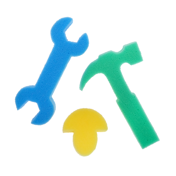 Детские губки «Самоделкин», набор 3 шт., МИКС