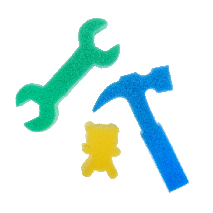 Детские губки «Самоделкин», набор 3 шт., МИКС