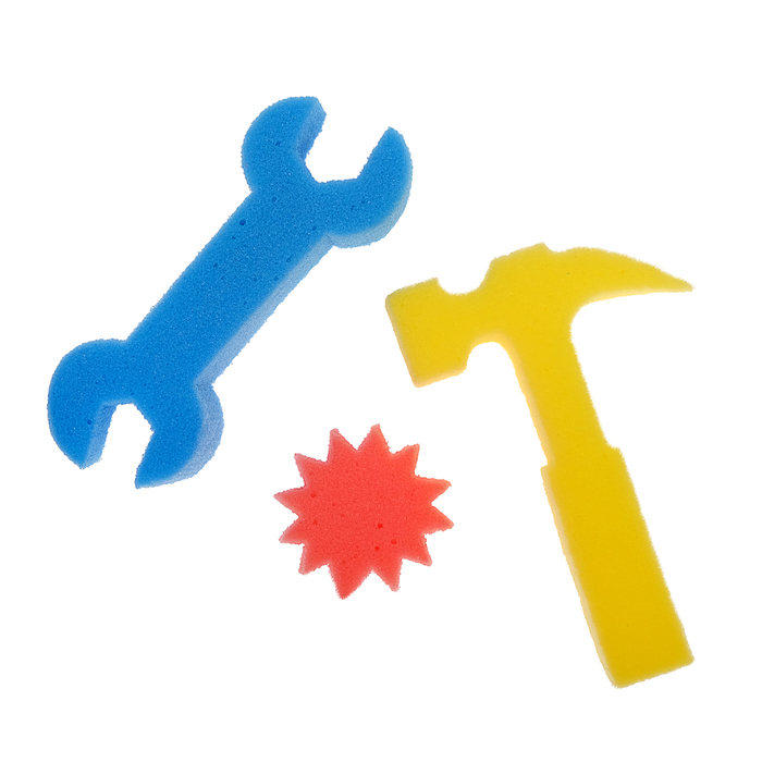 Детские губки «Самоделкин», набор 3 шт., МИКС