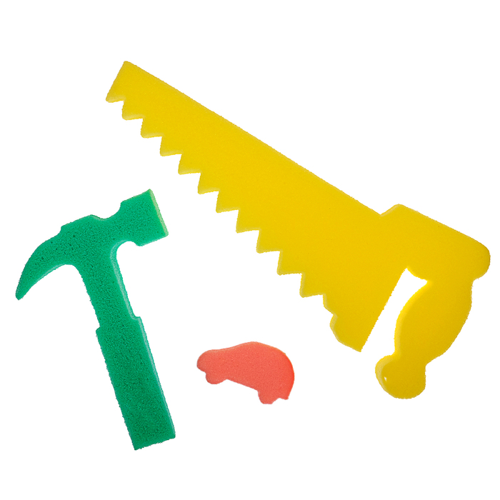 Детские губки «Самоделкин 2», набор 3 шт., МИКС