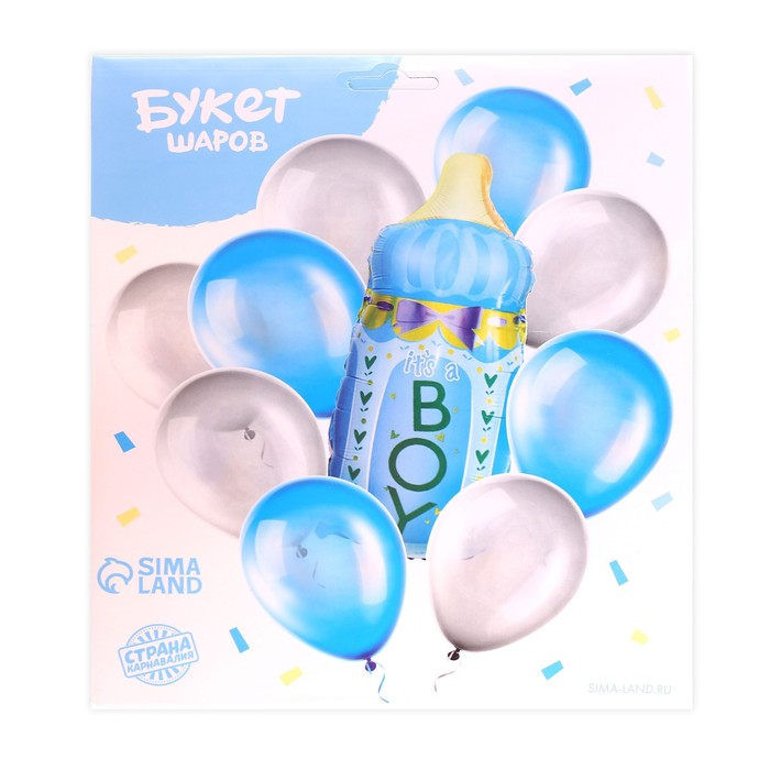 Фонтан из шаров "Спасибо за сына", набор 10 шт.