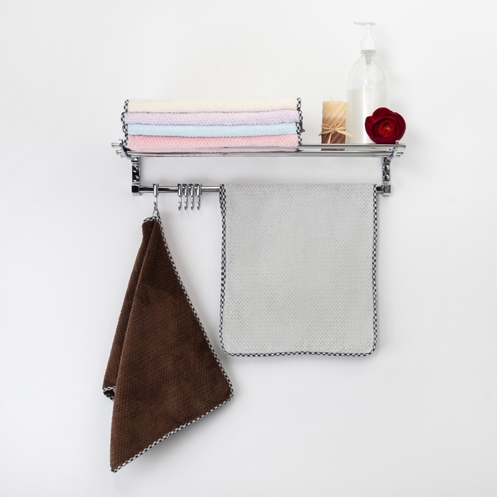 Полотенце на петельке "Этель" Монпасье фисташковый, 36*73 см, 300 г/м2