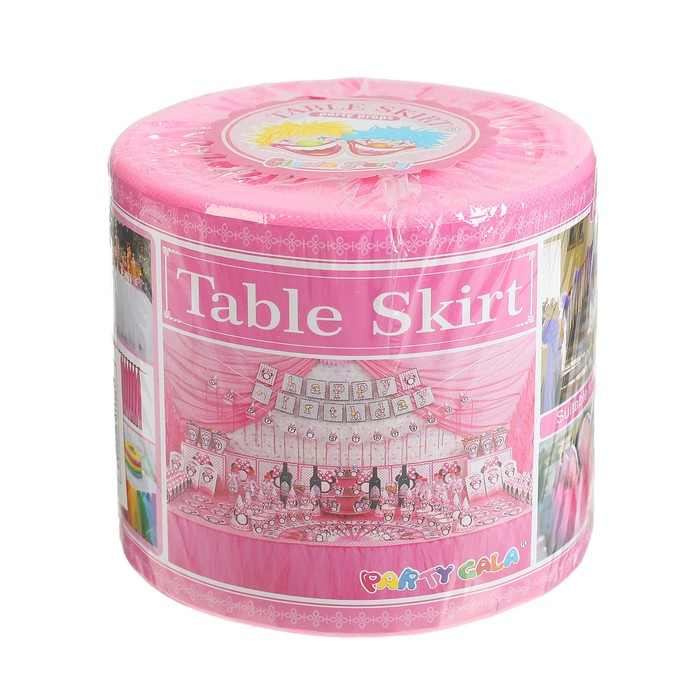 Лента для украшения "Праздник", длина 90 метров, цвет розовый