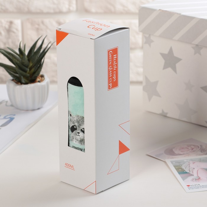 Бутылка 300 мл "Иллюстрации", цвета МИКС