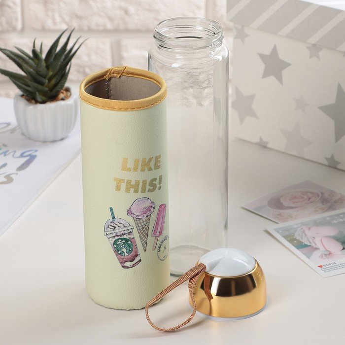 Бутылка 500 мл "Мода", рисунок МИКС