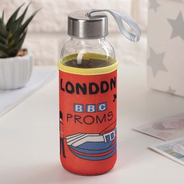 Бутылка 300 мл "Лондон", рисунок МИКС