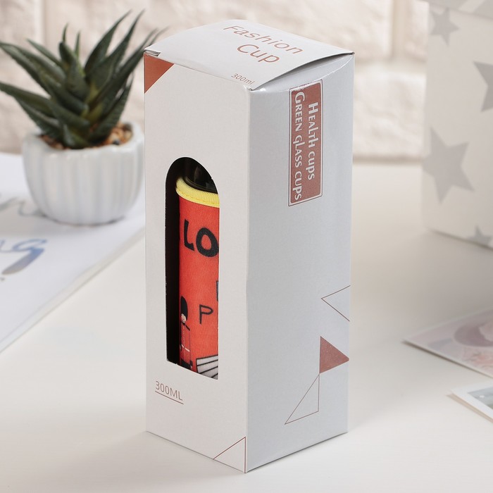 Бутылка 300 мл "Лондон", рисунок МИКС