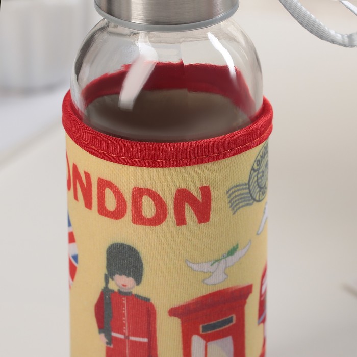 Бутылка 300 мл "Лондон", рисунок МИКС