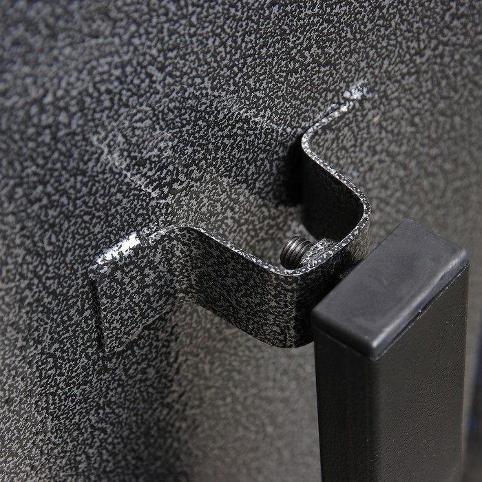 Урна уличная квадратная вкапываемая 17 л серая