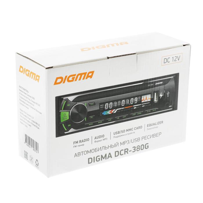Автомагнитола Digma DCR-380G